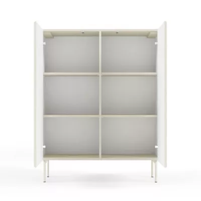 Vysoká komoda s dvířky BOAZ - kašmír