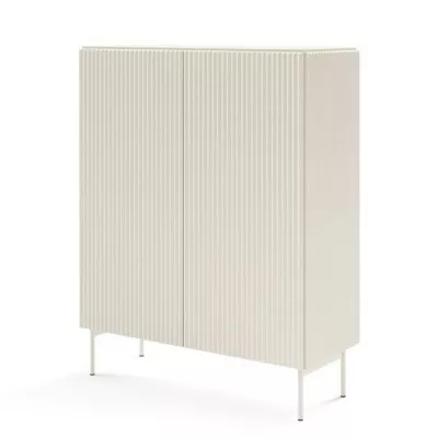 Vysoká komoda s dvířky BOAZ - kašmír