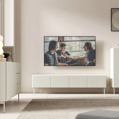 Vysoká komoda s dvířky BOAZ - kašmír