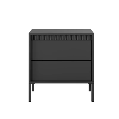 Noční stolek MOULTON - černý