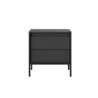 Noční stolek MOULTON - černý