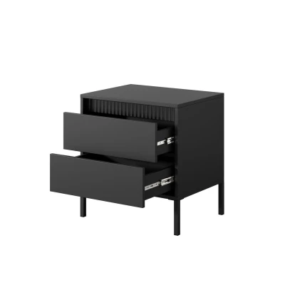 Noční stolek MOULTON - černý
