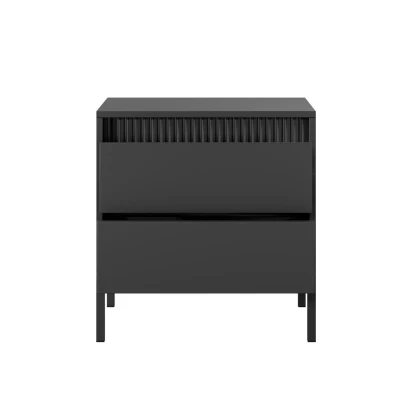 Noční stolek MOULTON - černý