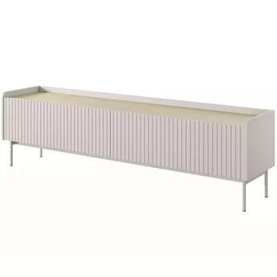 Široký TV stolek 181 cm MATION - dub scandi / béžový