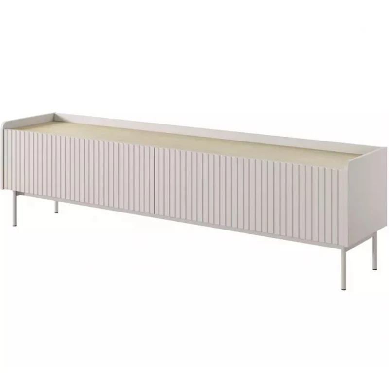 TV stolek 153 cm MATION - dub scandi / béžový