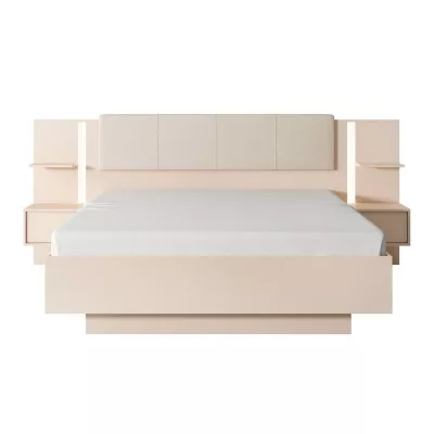 Sestava do ložnice s postelí 160x200 SLOCOMB 1 - béžová