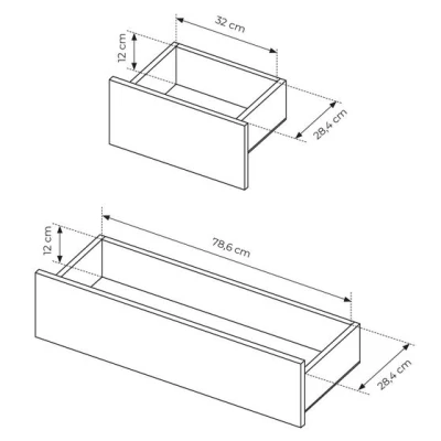 Sestava do ložnice s postelí 160x200 SLOCOMB 1 - béžová