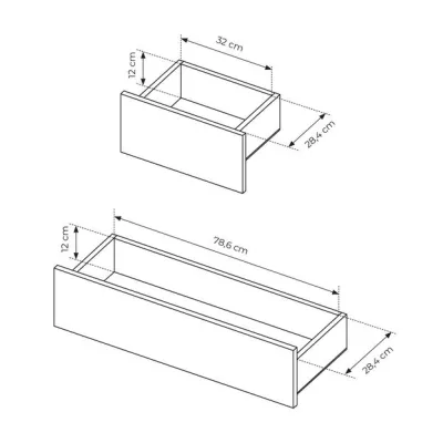 Sestava do ložnice s postelí 160x200 SLOCOMB 1 - béžová