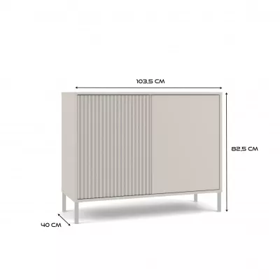 Komoda s dvířky ELBA - kašmír 1