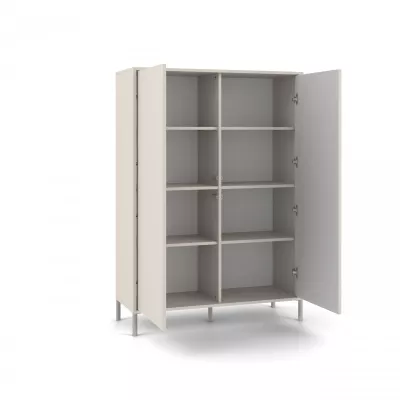 Vysoká policová skříň 104 cm ELBA - kašmír