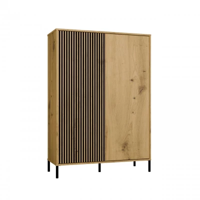 Vysoká policová skříň 104 cm ELBA - dub artisan