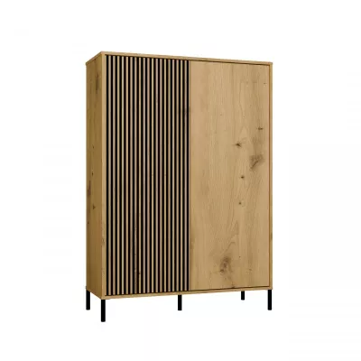 Vysoká policová skříň 104 cm ELBA - dub artisan