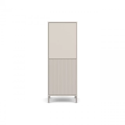 Dvoudveřová policová skříň 54 cm ELBA - kašmír