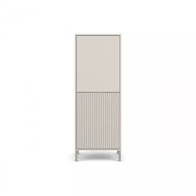 Dvoudveřová policová skříň 54 cm ELBA - kašmír