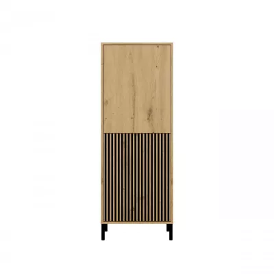 Dvoudveřová policová skříň 54 cm ELBA - dub artisan