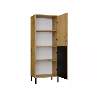 Dvoudveřová policová skříň 54 cm ELBA - dub artisan