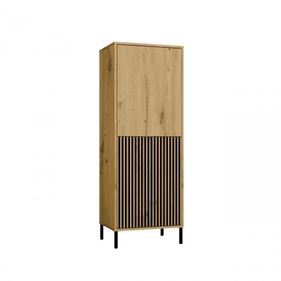 Dvoudveřová policová skříň 54 cm ELBA - dub artisan