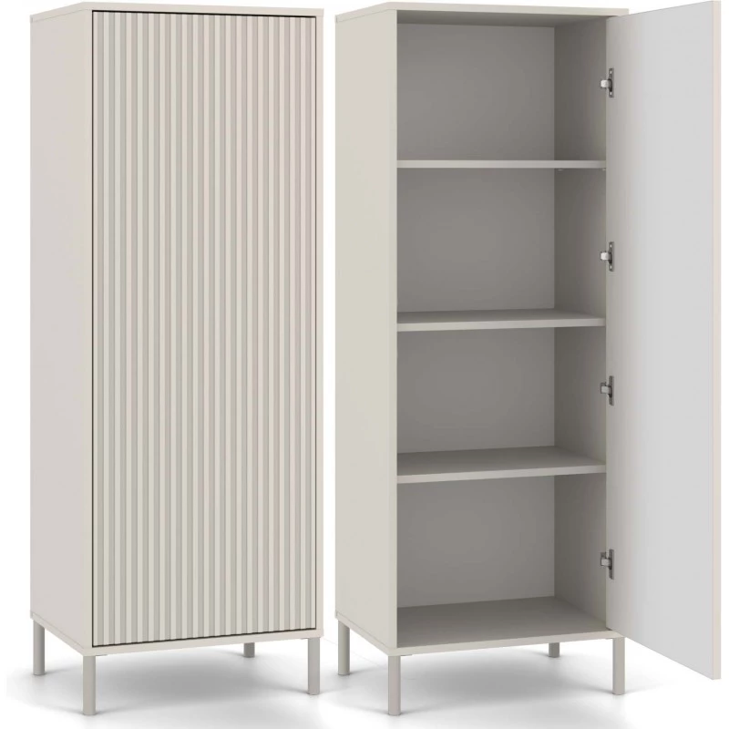 Policová úzká skříň 54 cm ELBA - kašmír