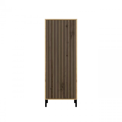 Policová úzká skříň 54 cm ELBA - dub artisan