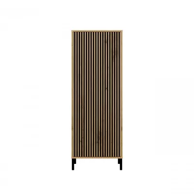 Policová úzká skříň 54 cm ELBA - dub artisan