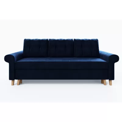 Třímístná rozkládací pohovka NAFETA - modrá