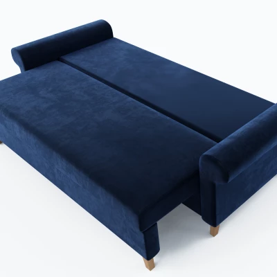 Třímístná rozkládací pohovka NAFETA - modrá