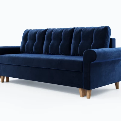 Třímístná rozkládací pohovka NAFETA - modrá