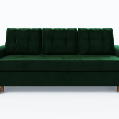 Třímístná rozkládací pohovka NAFETA - zelená