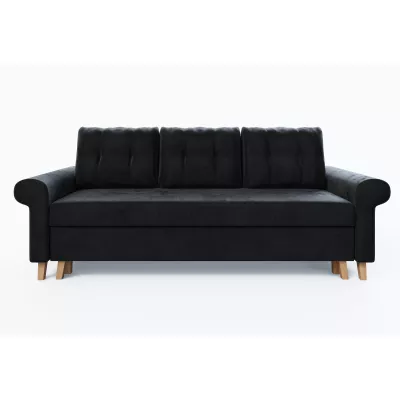 Třímístná rozkládací pohovka NAFETA - grafitová 2