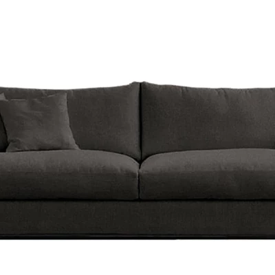 Rozkládací dvoumístná pohovka MAKLESA - grafitová