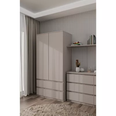 Šatní skříň do předsíně 90 cm TAAVI - šedá
