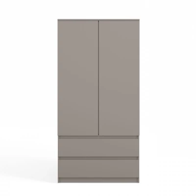 Šatní skříň do předsíně 90 cm TAAVI - šedá