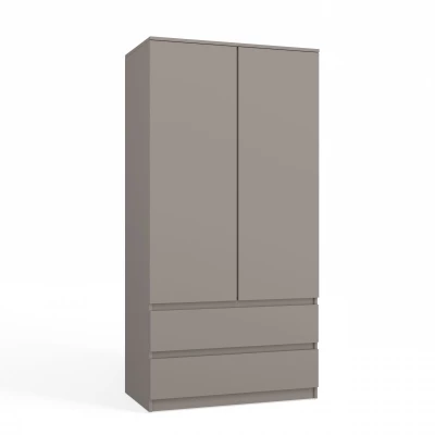 Šatní skříň do předsíně 90 cm TAAVI - šedá