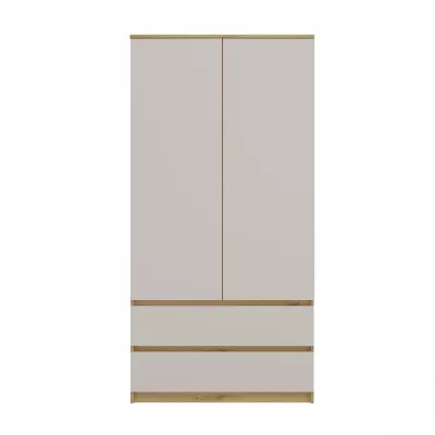 Šatní skříň do předsíně 90 cm TAAVI - dub artisan / kašmír