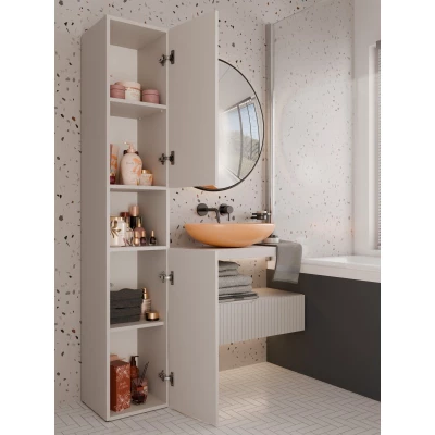 Koupelnová úzká skříňka 31 cm ATSO 7 - kašmír