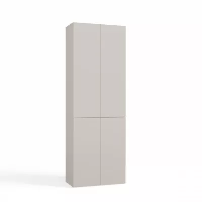 Koupelnová skříňka 60 cm s košem na prádlo ATSO 5 - kašmír