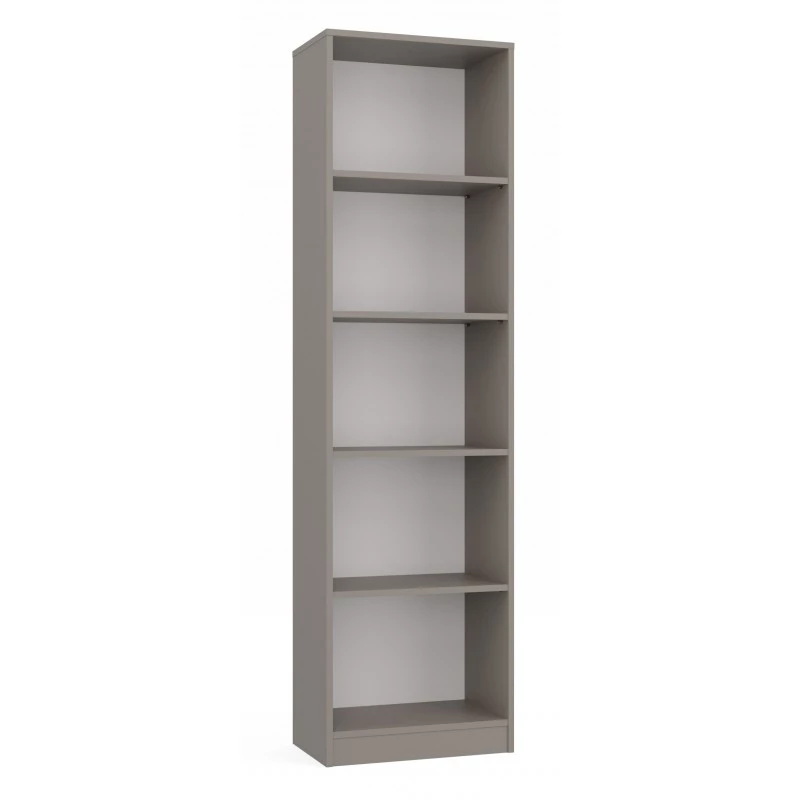 Úzká knihovna RAUNO - 50 cm, šedá