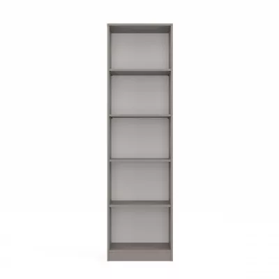 Úzká knihovna RAUNO - 50 cm, šedá