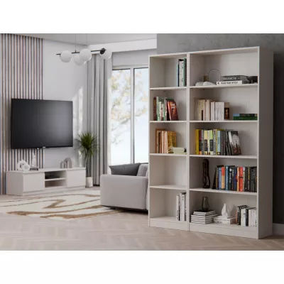 Úzká knihovna RAUNO - 80 cm, kašmír