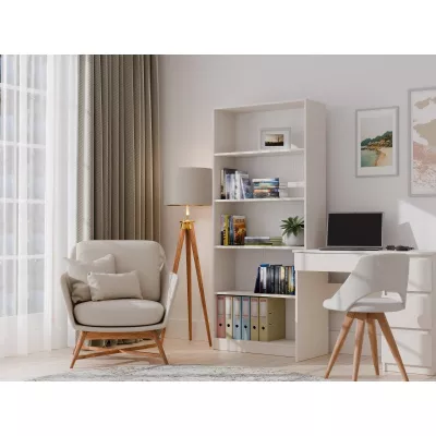 Úzká knihovna RAUNO - 80 cm, kašmír