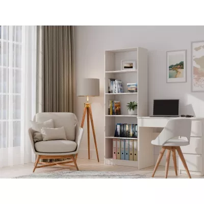 Úzká knihovna RAUNO - 60 cm, kašmír