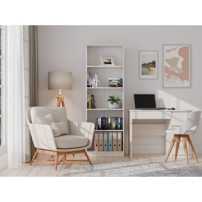 Úzká knihovna RAUNO - 60 cm, kašmír