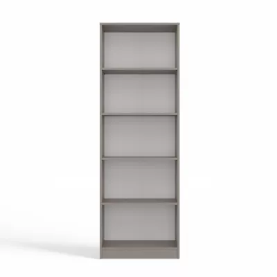 Úzká knihovna RAUNO - 60 cm, šedá