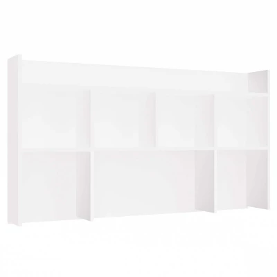 Nástavba na psací stůl 130 cm CULLMAN - bílá