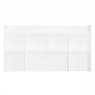 Nástavba na psací stůl 130 cm CULLMAN - bílá