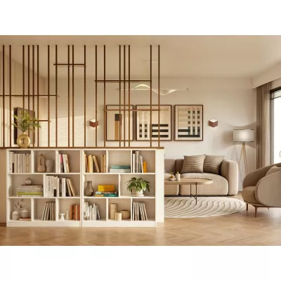 Policový regál 60x140 cm AIVO - bílý
