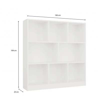 Policový regál 60x140 cm AIVO - bílý