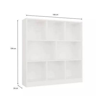 Policový regál 60x140 cm AIVO - bílý