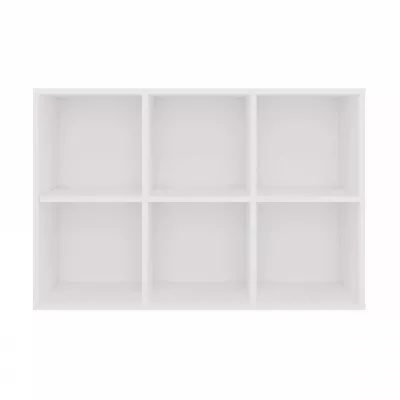 Policový díl 90x60 cm RAINIS 5 - bílý