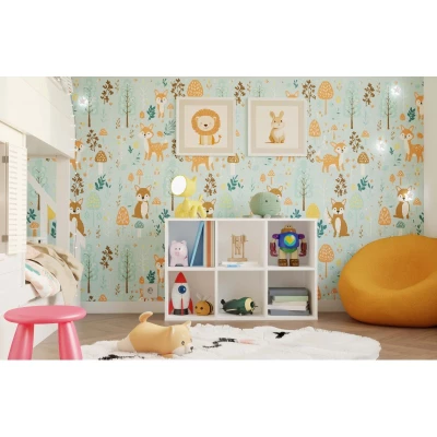 Policový díl 90x60 cm RAINIS 5 - bílý